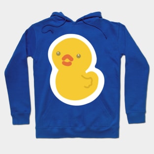 Duckie the cute rubber duck. Hoodie